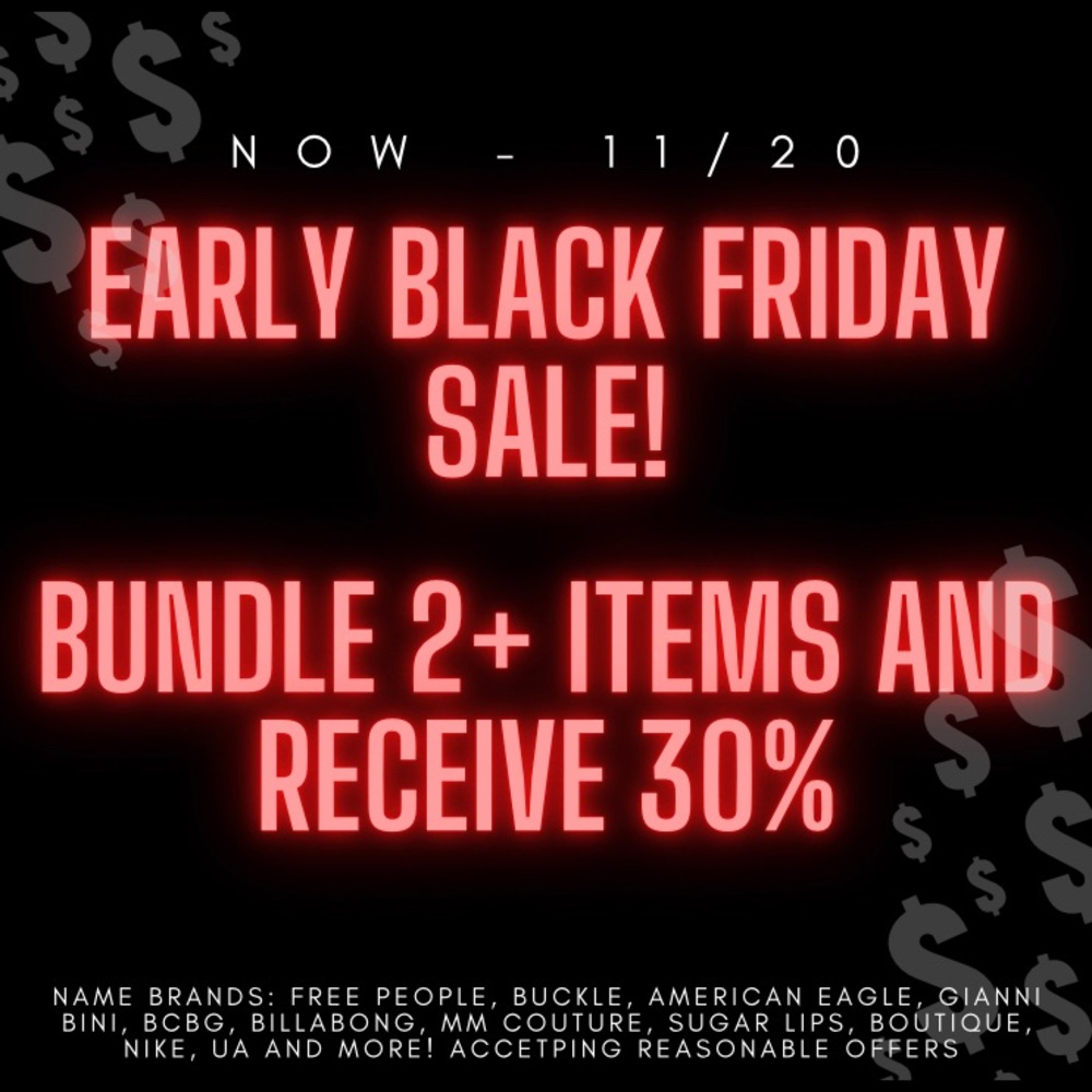 🎁 Pre Black Friday Sale 🎁 Mostly women’s clothing!